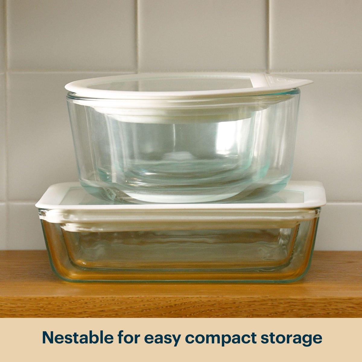 Pyrex® Ultimate 10-Piece Glass Storage Set with Glass Lids