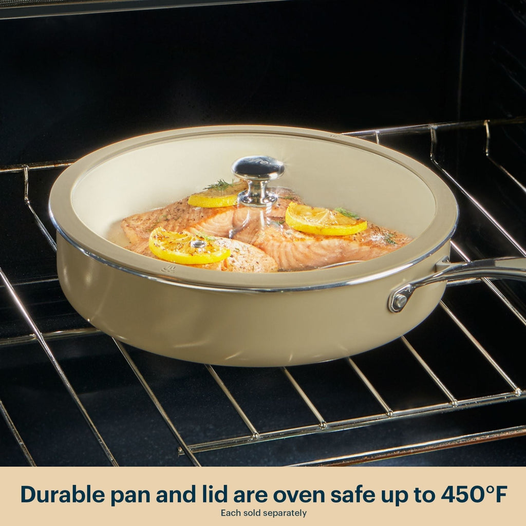 Pyrex® Ceramic Cookware 10-in/4.5qt Stock Pot with Lid