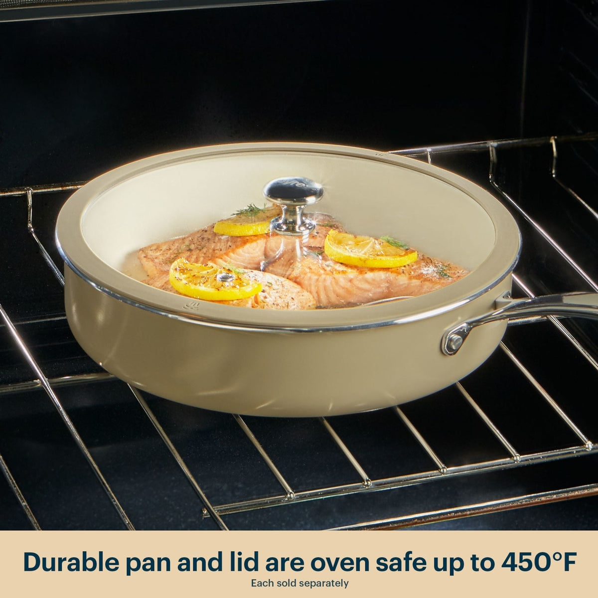 Pyrex® Ceramic Cookware 10-in/4.5qt Stock Pot with Lid
