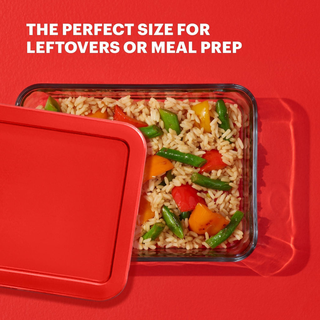 Pyrex® Simply Store® 3-Cup Rectangle Glass Storage with Plastic Lid