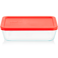 Pyrex® Simply Store® 6-Cup Rectangle Glass Storage with Plastic Lid