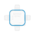 Snapware® Total Solution® Small Square Plastic Lid with Light Blue Seal